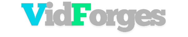 Vidforges — minimalist wordmark logo